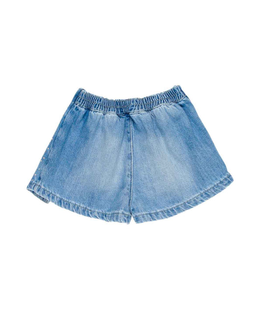 SHORTS JEANS BABY CON STRASS U+E - UE2135
