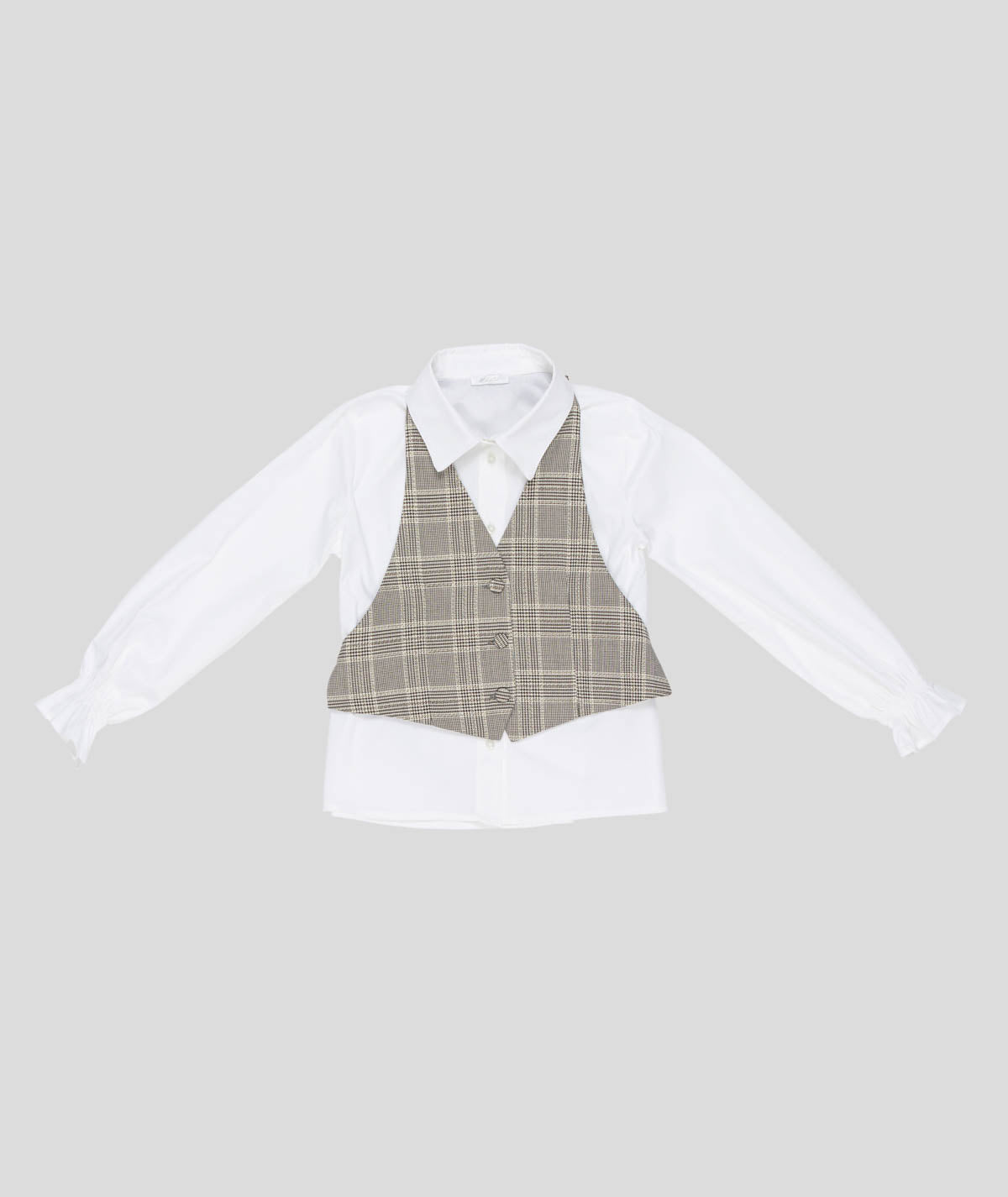 CAMICIA + GILET GIRL LULU BY MISS GRANT - LL3178