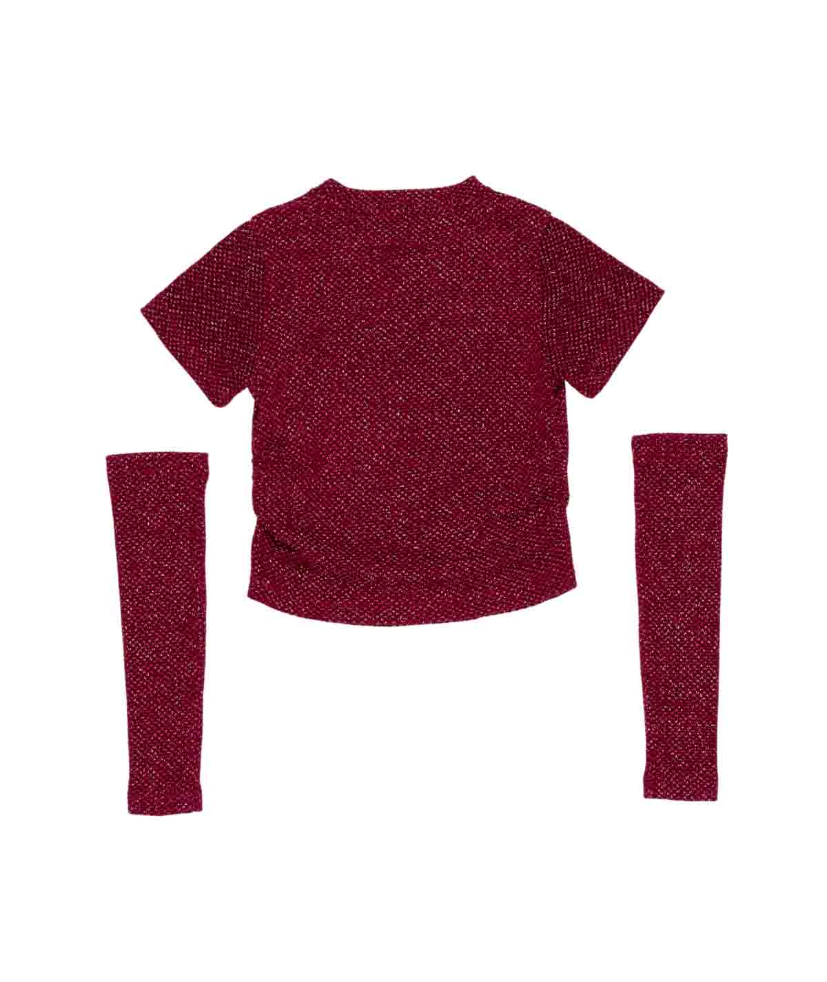 T-SHIRT + MANICOTTI GIRL LULU BY MISS GRANT - LL3817