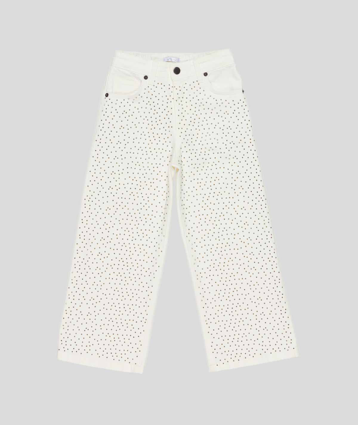 PANTALONE GIRL CON STRASS LULU BY MISS GRANT - LL3824