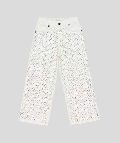 PANTALONE GIRL CON STRASS LULU BY MISS GRANT - LL3824