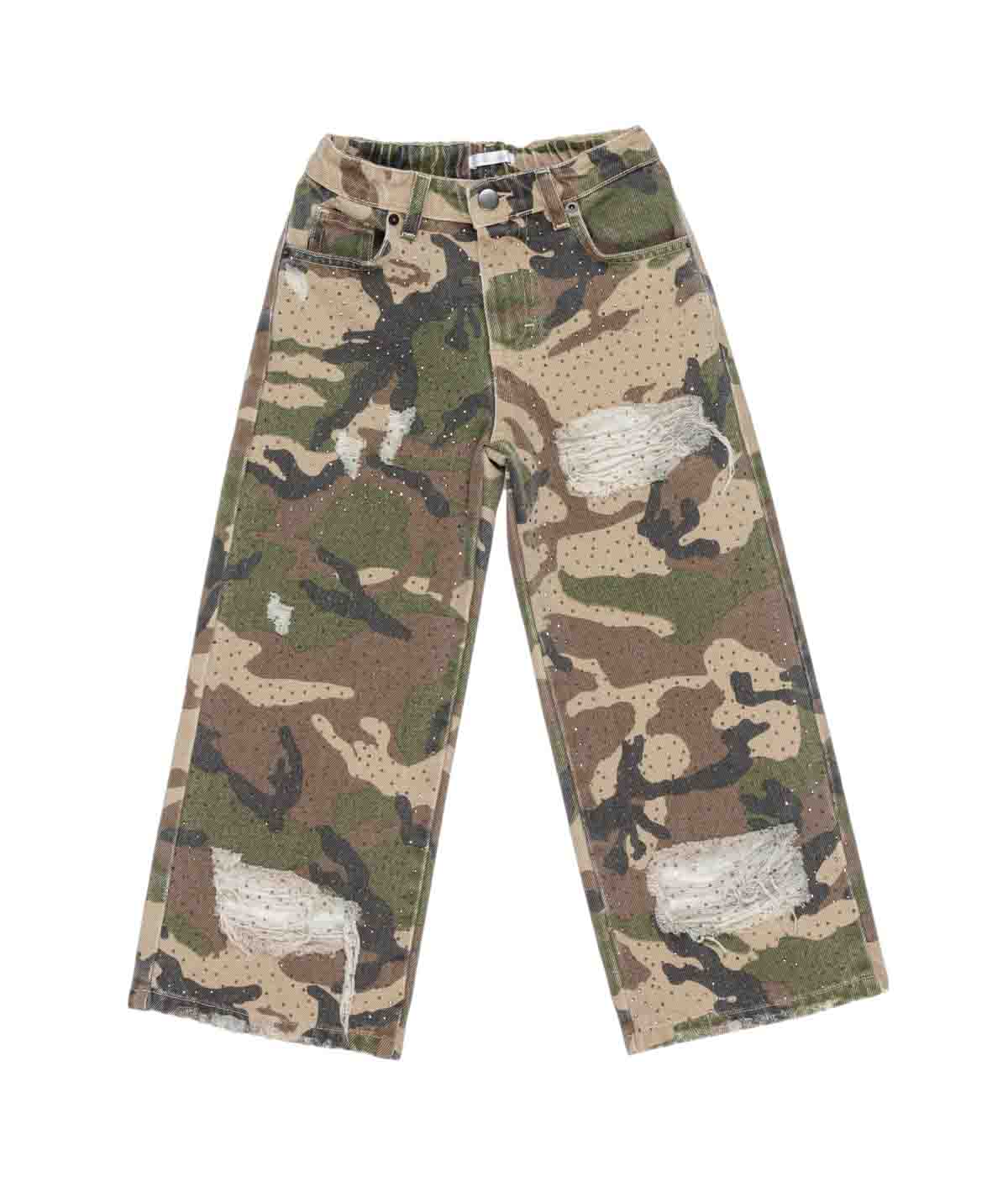 JEANS GIRL CON STRASS LULU BY MISS GRANT - LL4010