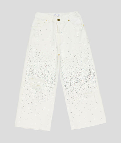 PANTALONE GIRL CON STRASS LULU BY MISS GRANT - LL4134