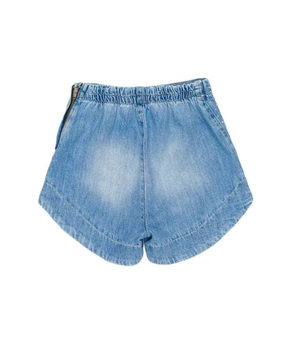 SHORTS JEANS GIRL CON STRASS LULU BY MISS GRANT - LL4136