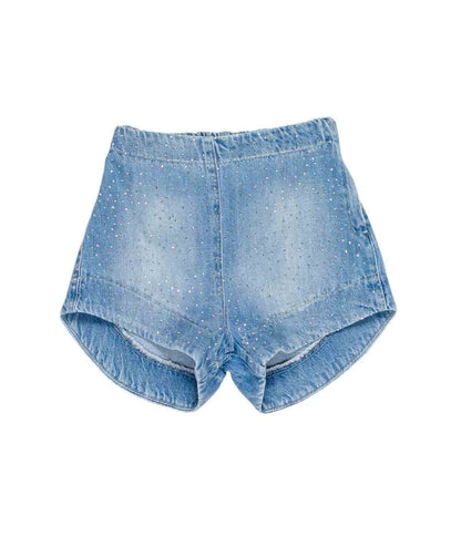 SHORTS JEANS GIRL CON STRASS LULU BY MISS GRANT - LL4136