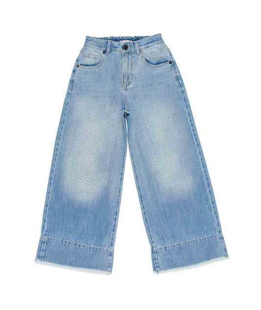 JEANS GIRL CON STRASS LULU BY MISS GRANT - LL4137