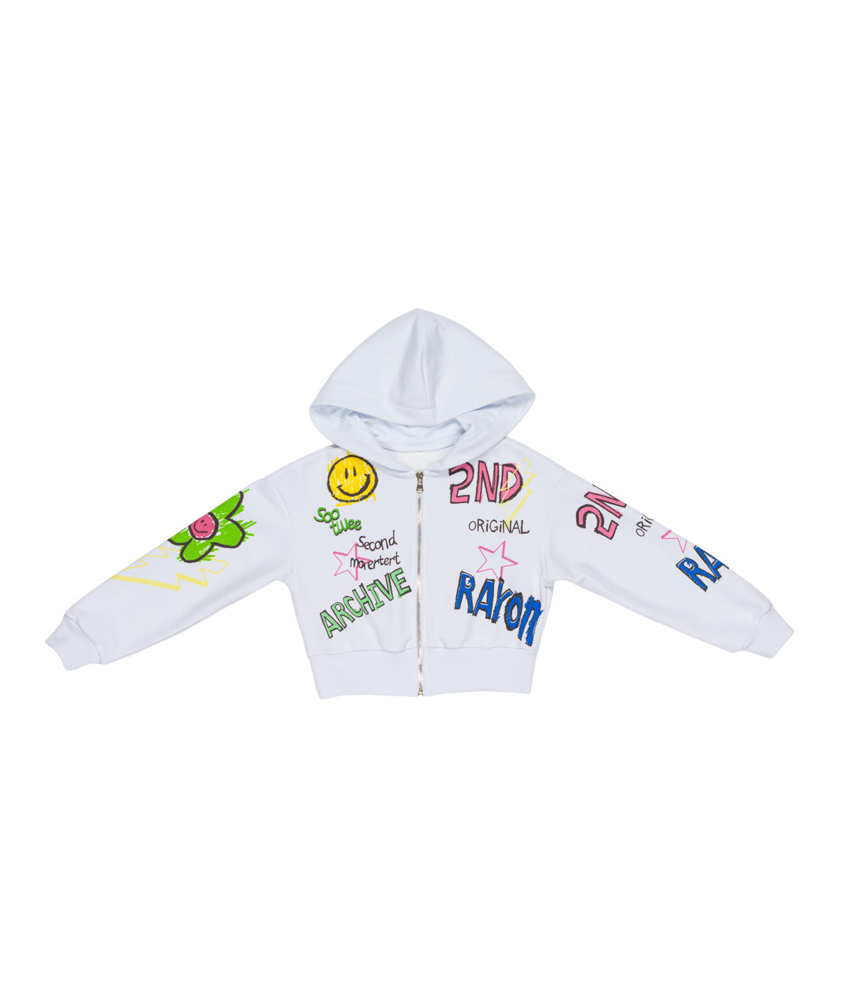 FELPA CAPPUCCIO ZIP GIRL SO TWEE - ST0296