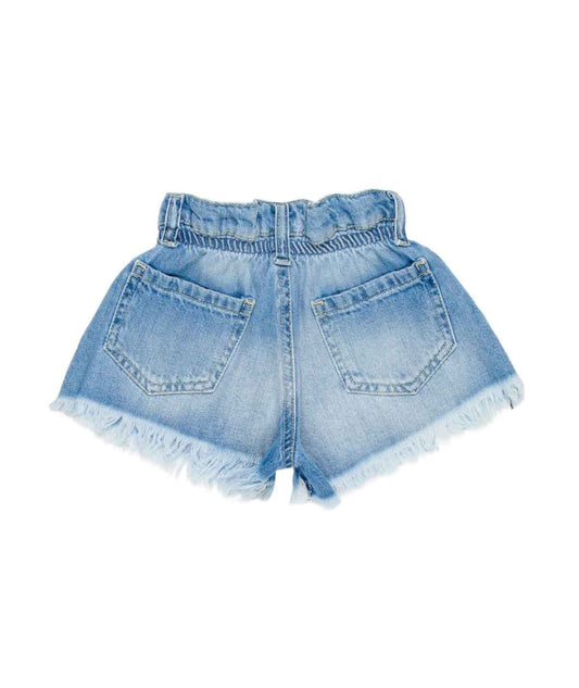 SHORTS JEANS BABY CON STRASS U+E - UE2137