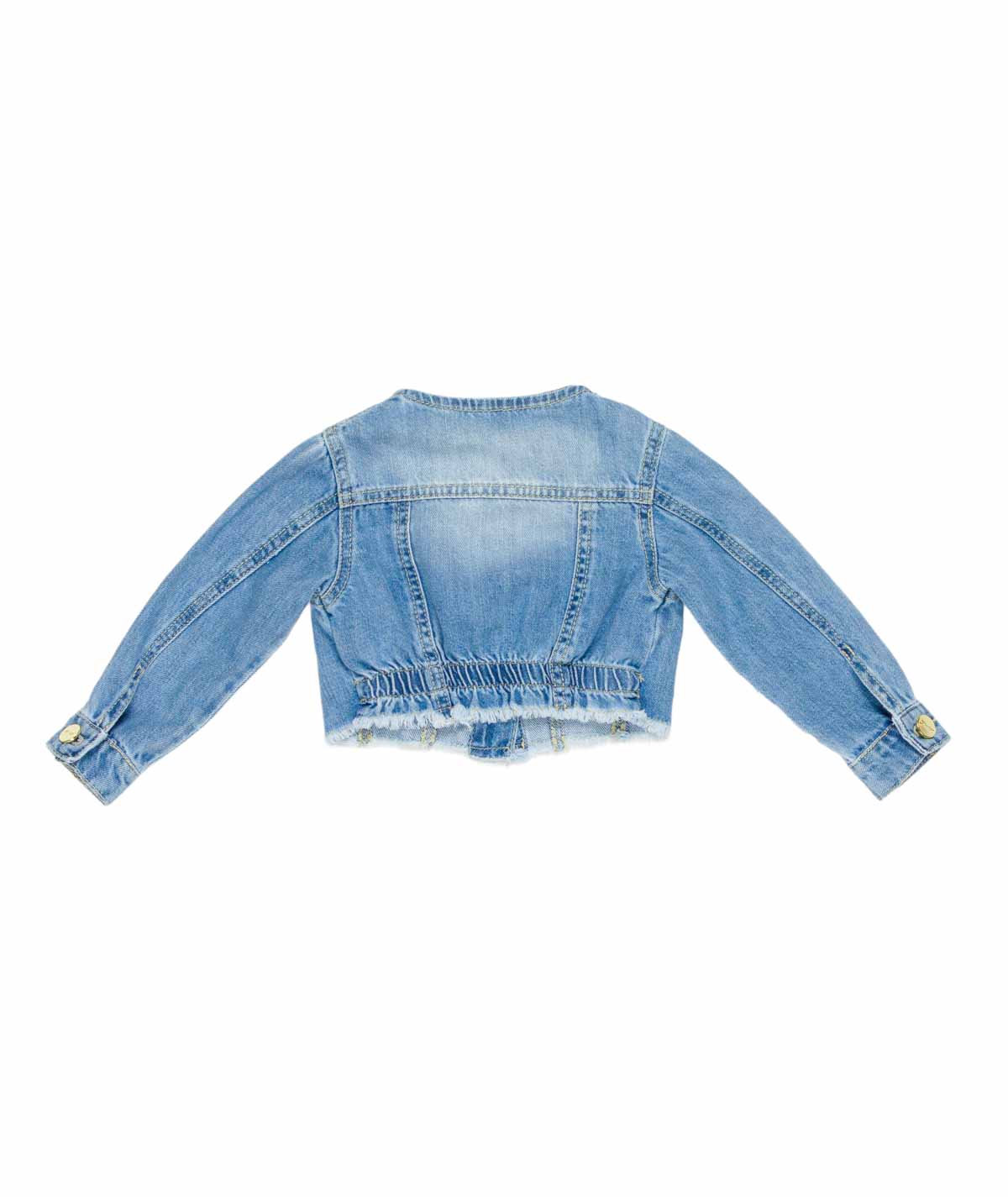GIUBBINO JEANS BABY CON STRASS U+E - UE2140