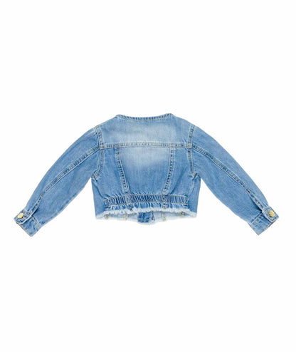 GIUBBINO JEANS BABY CON STRASS U+E - UE2140