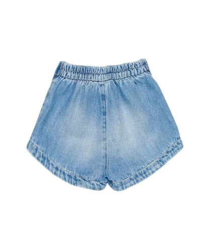SHORTS JEANS BABY CON STRASS U+E - UE2145